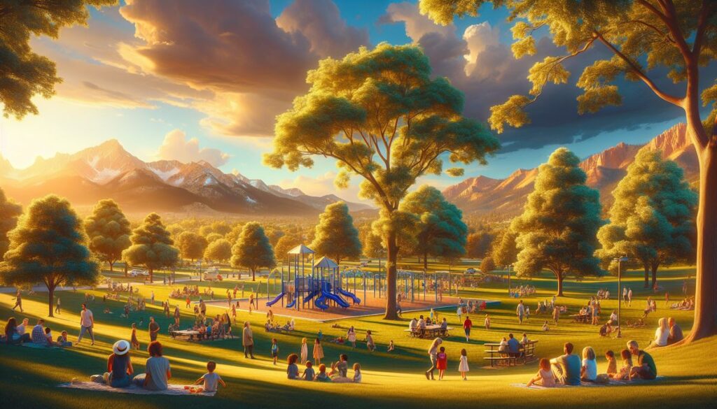 Best parks in South Denver for families with playground and mountain views