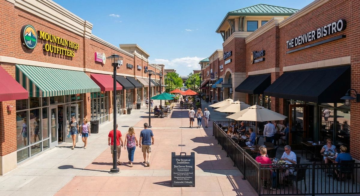 SouthGlenn shopping center in Centennial Colorado
