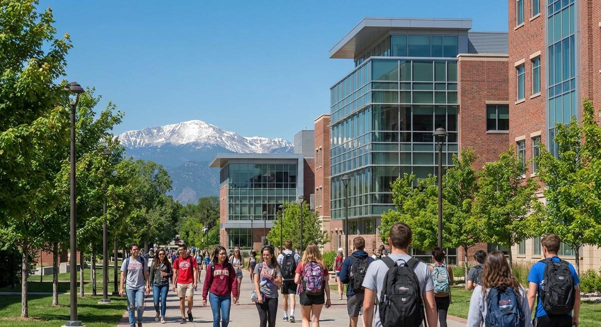 University of Denver campus near Observatory Park