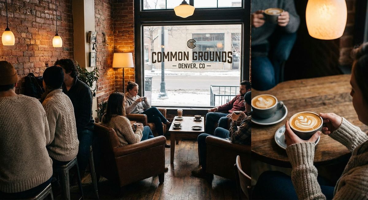 Cozy coffee shop in South Denver