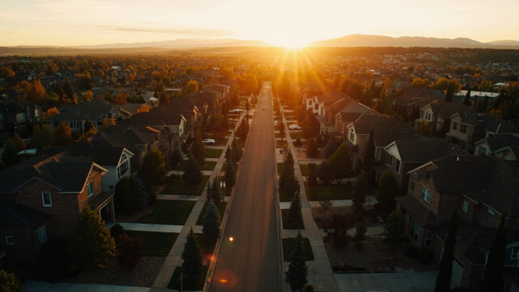 Best private schools in Greenwood Village Colorado neighborhood with Colorado Rockies backdrop