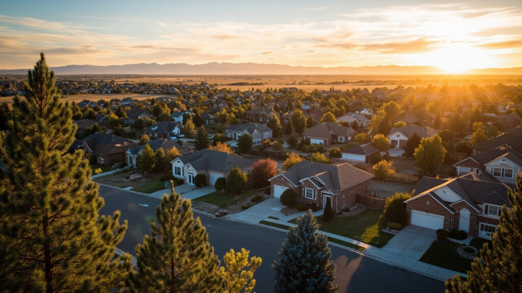 Hampden South Denver neighborhood street view with homes for sale in the 2026 real estate market